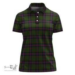Scottish Cochrane Clan Tartan Polo Shirt For Women, Women's Scottish Polo Shirt Scottish Plaid Tartan Plaid - ScotsTee - scotstee.com