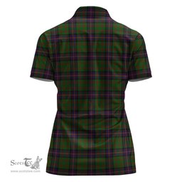 Scottish Cochrane Clan Tartan Polo Shirt For Women, Women's Scottish Polo Shirt Scottish Plaid Tartan Plaid - ScotsTee - scotstee.com
