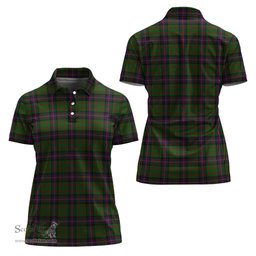 Scottish Cochrane Clan Tartan Polo Shirt For Women, Women's Scottish Polo Shirt Scottish Plaid Tartan Plaid - ScotsTee - scotstee.com