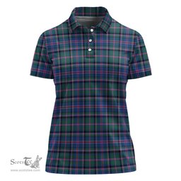 Scottish Cooper Clan Tartan Polo Shirt For Women, Women's Scottish Polo Shirt Scottish Plaid Tartan Plaid - ScotsTee - scotstee.com