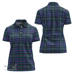Scottish Cooper Clan Tartan Polo Shirt For Women, Women's Scottish Polo Shirt Scottish Plaid Tartan Plaid - ScotsTee - scotstee.com