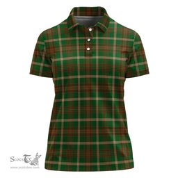 Scottish Copeland Clan Tartan Polo Shirt For Women, Women's Scottish Polo Shirt Scottish Plaid Tartan Plaid - ScotsTee - scotstee.com