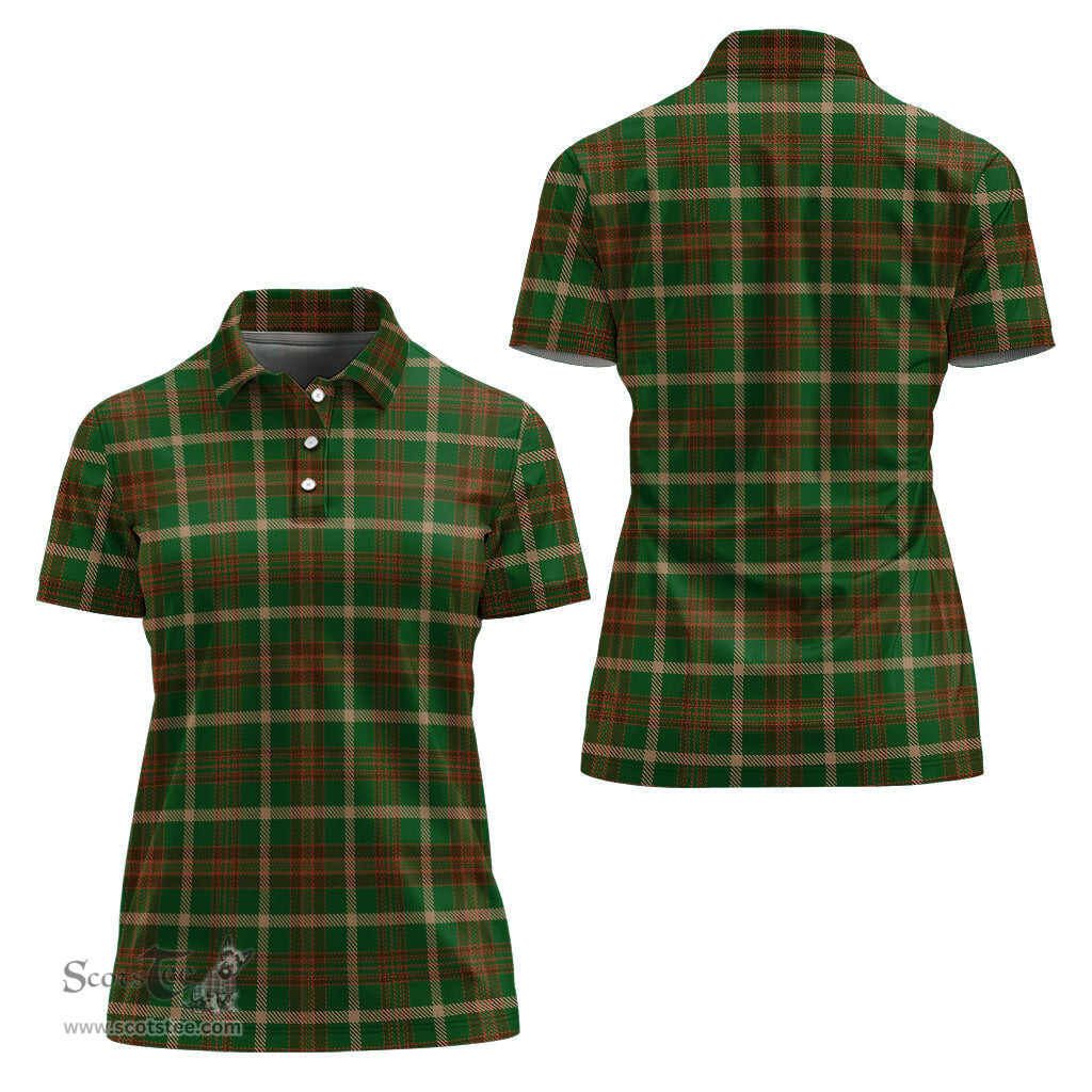Scottish Copeland Clan Tartan Polo Shirt For Women, Women's Scottish Polo Shirt Scottish Plaid Tartan Plaid - ScotsTee - scotstee.com