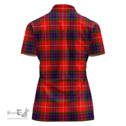 Scottish Fraser Modern Clan Tartan Polo Shirt For Women, Women's Scottish Polo Shirt Scottish Plaid Tartan Plaid - ScotsTee - scotstee.com
