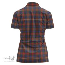 Scottish Fraser Hunting Modern Clan Tartan Polo Shirt For Women, Women's Scottish Polo Shirt Scottish Plaid Tartan Plaid - ScotsTee - scotstee.com