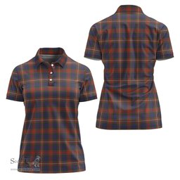 Scottish Fraser Hunting Modern Clan Tartan Polo Shirt For Women, Women's Scottish Polo Shirt Scottish Plaid Tartan Plaid - ScotsTee - scotstee.com