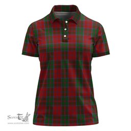 Scottish Drummond Clan Tartan Polo Shirt For Women, Women's Scottish Polo Shirt Scottish Plaid Tartan Plaid - ScotsTee - scotstee.com