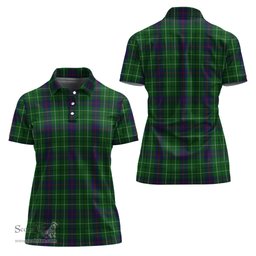 Scottish Duncan Clan Tartan Polo Shirt For Women, Women's Scottish Polo Shirt Scottish Plaid Tartan Plaid - ScotsTee - scotstee.com