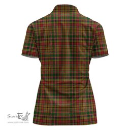 Scottish Drummond of Strathallan Clan Tartan Polo Shirt For Women, Women's Scottish Polo Shirt Scottish Plaid Tartan Plaid - ScotsTee - scotstee.com