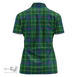 Scottish Duncan Ancient Clan Tartan Polo Shirt For Women, Women's Scottish Polo Shirt Scottish Plaid Tartan Plaid - ScotsTee - scotstee.com
