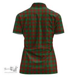 Scottish Donachie Clan Tartan Polo Shirt For Women, Women's Scottish Polo Shirt Scottish Plaid Tartan Plaid - ScotsTee - scotstee.com