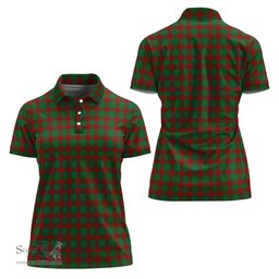 Scottish Donachie Clan Tartan Polo Shirt For Women, Women's Scottish Polo Shirt Scottish Plaid Tartan Plaid - ScotsTee - scotstee.com