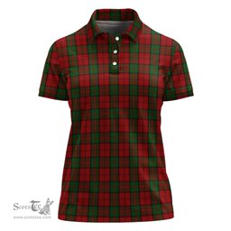 Scottish Dunbar Clan Tartan Polo Shirt For Women, Women's Scottish Polo Shirt Scottish Plaid Tartan Plaid - ScotsTee - scotstee.com