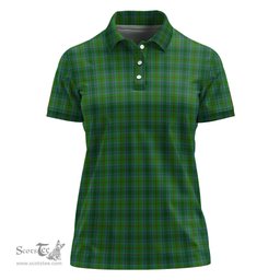 Scottish Cranston Clan Tartan Polo Shirt For Women, Women's Scottish Polo Shirt Scottish Plaid Tartan Plaid - ScotsTee - scotstee.com
