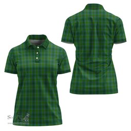 Scottish Cranston Clan Tartan Polo Shirt For Women, Women's Scottish Polo Shirt Scottish Plaid Tartan Plaid - ScotsTee - scotstee.com