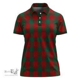 Scottish Erskine Clan Tartan Polo Shirt For Women, Women's Scottish Polo Shirt Scottish Plaid Tartan Plaid - ScotsTee - scotstee.com