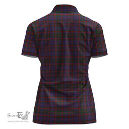 Scottish Cumming Clan Tartan Polo Shirt For Women, Women's Scottish Polo Shirt Scottish Plaid Tartan Plaid - ScotsTee - scotstee.com