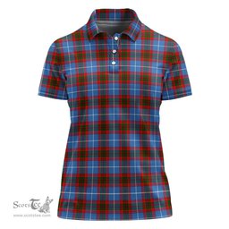 Scottish Congilton Clan Tartan Polo Shirt For Women, Women's Scottish Polo Shirt Scottish Plaid Tartan Plaid - ScotsTee - scotstee.com