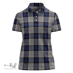 Scottish Ferguson Dress Clan Tartan Polo Shirt For Women, Women's Scottish Polo Shirt Scottish Plaid Tartan Plaid - ScotsTee - scotstee.com