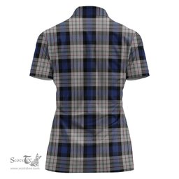 Scottish Ferguson Dress Clan Tartan Polo Shirt For Women, Women's Scottish Polo Shirt Scottish Plaid Tartan Plaid - ScotsTee - scotstee.com