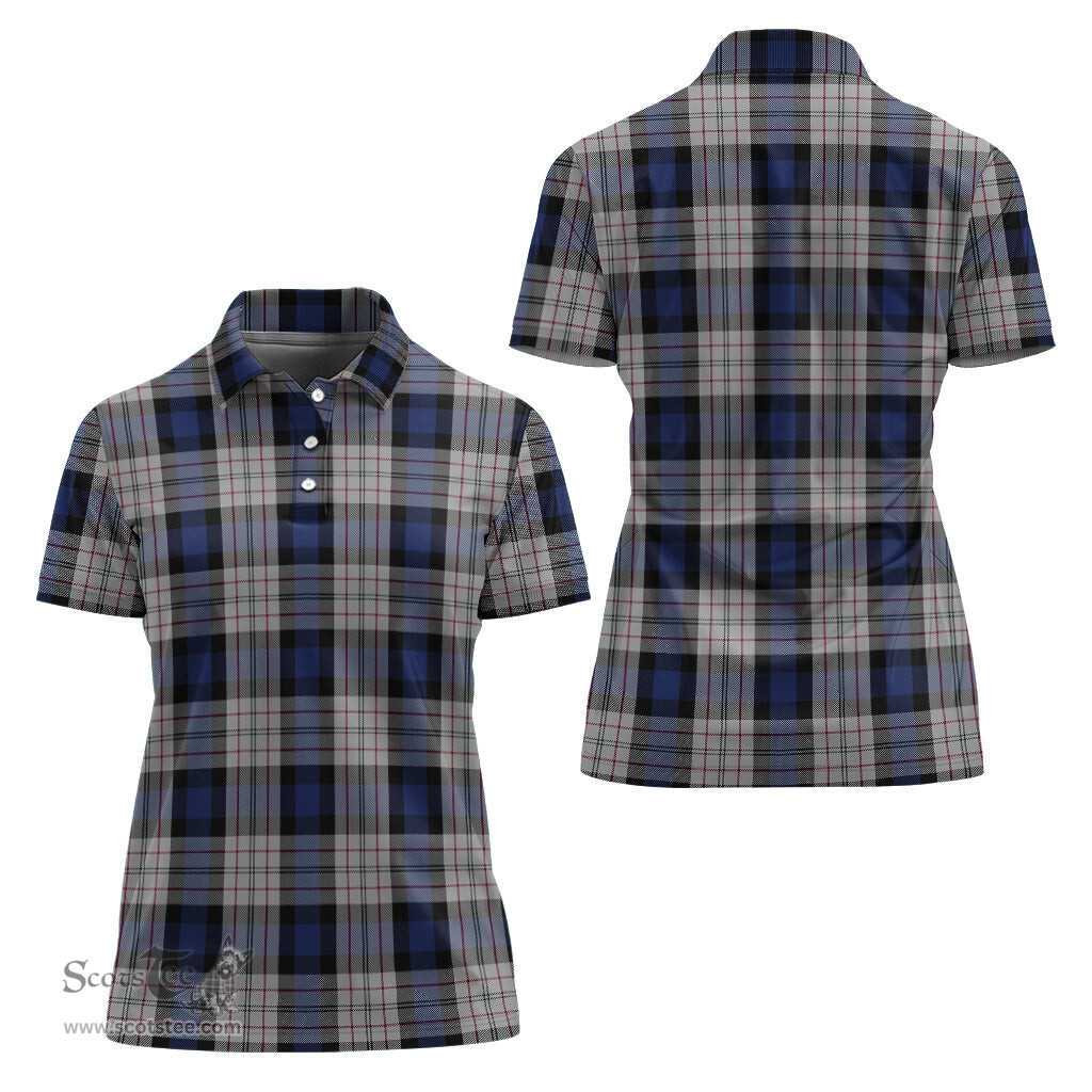 Scottish Ferguson Dress Clan Tartan Polo Shirt For Women, Women's Scottish Polo Shirt Scottish Plaid Tartan Plaid - ScotsTee - scotstee.com