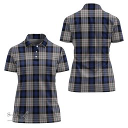 Scottish Ferguson Dress Clan Tartan Polo Shirt For Women, Women's Scottish Polo Shirt Scottish Plaid Tartan Plaid - ScotsTee - scotstee.com