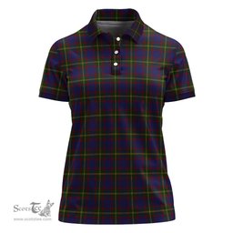 Scottish Durie Clan Tartan Polo Shirt For Women, Women's Scottish Polo Shirt Scottish Plaid Tartan Plaid - ScotsTee - scotstee.com