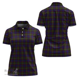 Scottish Durie Clan Tartan Polo Shirt For Women, Women's Scottish Polo Shirt Scottish Plaid Tartan Plaid - ScotsTee - scotstee.com
