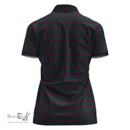 Scottish Jardine Dress Clan Tartan Polo Shirt For Women, Women's Scottish Polo Shirt Scottish Plaid Tartan Plaid - ScotsTee - scotstee.com