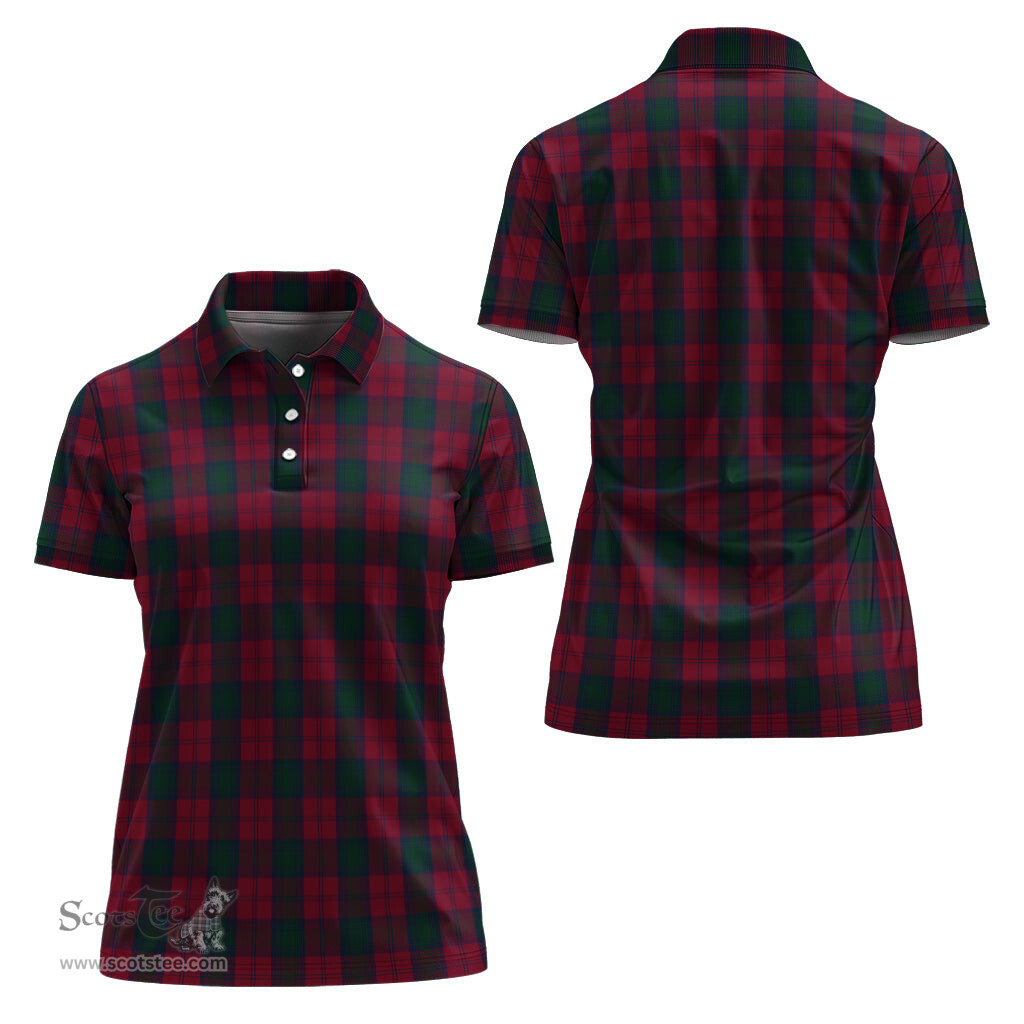 Scottish Lindsay Clan Tartan Polo Shirt For Women, Women's Scottish Polo Shirt Scottish Plaid Tartan Plaid - ScotsTee - scotstee.com