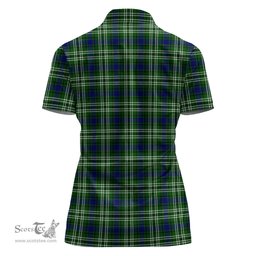 Scottish Learmonth Clan Tartan Polo Shirt For Women, Women's Scottish Polo Shirt Scottish Plaid Tartan Plaid - ScotsTee - scotstee.com