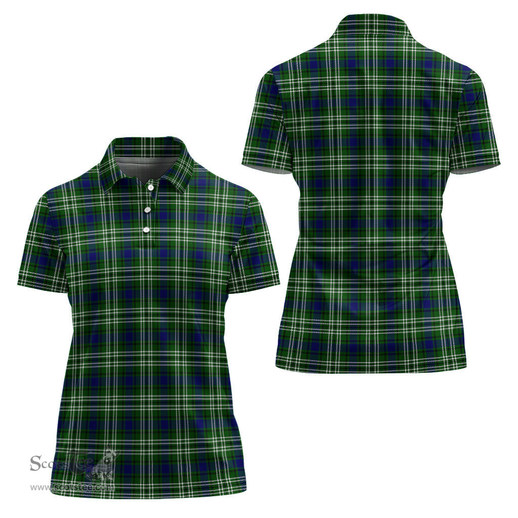 Scottish Learmonth Clan Tartan Polo Shirt For Women, Women's Scottish Polo Shirt Scottish Plaid Tartan Plaid - ScotsTee - scotstee.com
