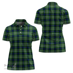 Scottish Learmonth Clan Tartan Polo Shirt For Women, Women's Scottish Polo Shirt Scottish Plaid Tartan Plaid - ScotsTee - scotstee.com