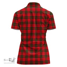 Scottish Grant Modern Clan Tartan Polo Shirt For Women, Women's Scottish Polo Shirt Scottish Plaid Tartan Plaid - ScotsTee - scotstee.com
