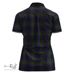 Scottish Lumsden Hunting Clan Tartan Polo Shirt For Women, Women's Scottish Polo Shirt Scottish Plaid Tartan Plaid - ScotsTee - scotstee.com