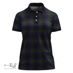 Scottish Lumsden Hunting Clan Tartan Polo Shirt For Women, Women's Scottish Polo Shirt Scottish Plaid Tartan Plaid - ScotsTee - scotstee.com