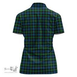 Scottish Lamont Clan Tartan Polo Shirt For Women, Women's Scottish Polo Shirt Scottish Plaid Tartan Plaid - ScotsTee - scotstee.com