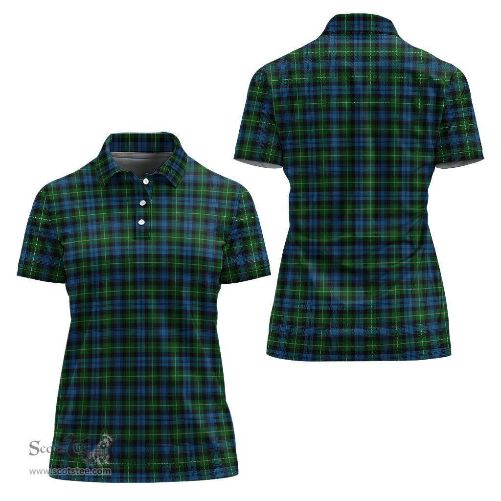 Scottish Lamont Clan Tartan Polo Shirt For Women, Women's Scottish Polo Shirt Scottish Plaid Tartan Plaid - ScotsTee - scotstee.com