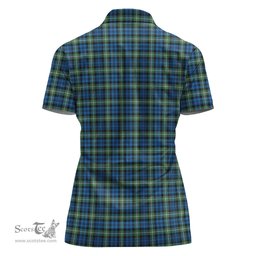 Scottish Lamont Ancient Clan Tartan Polo Shirt For Women, Women's Scottish Polo Shirt Scottish Plaid Tartan Plaid - ScotsTee - scotstee.com