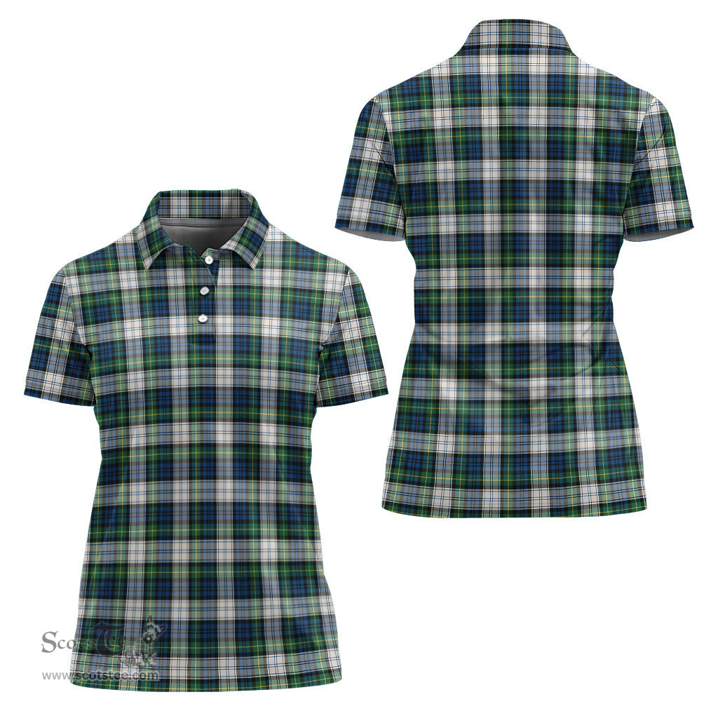 Scottish Gordon Dress Ancient Clan Tartan Polo Shirt For Women, Women's Scottish Polo Shirt Scottish Plaid Tartan Plaid - ScotsTee - scotstee.com