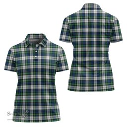Scottish Gordon Dress Ancient Clan Tartan Polo Shirt For Women, Women's Scottish Polo Shirt Scottish Plaid Tartan Plaid - ScotsTee - scotstee.com
