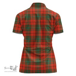 Scottish MacAulay Ancient Clan Tartan Polo Shirt For Women, Women's Scottish Polo Shirt Scottish Plaid Tartan Plaid - ScotsTee - scotstee.com