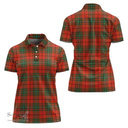 Scottish MacAulay Ancient Clan Tartan Polo Shirt For Women, Women's Scottish Polo Shirt Scottish Plaid Tartan Plaid - ScotsTee - scotstee.com