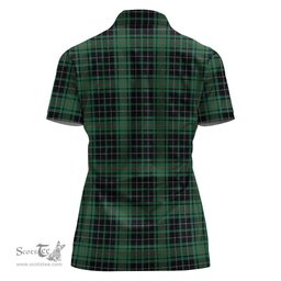 Scottish MacAulay Hunting Ancient Clan Tartan Polo Shirt For Women, Women's Scottish Polo Shirt Scottish Plaid Tartan Plaid - ScotsTee - scotstee.com