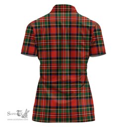 Scottish Lyle Clan Tartan Polo Shirt For Women, Women's Scottish Polo Shirt Scottish Plaid Tartan Plaid - ScotsTee - scotstee.com