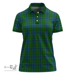 Scottish Johnstone-Johnston Clan Tartan Polo Shirt For Women, Women's Scottish Polo Shirt Scottish Plaid Tartan Plaid - ScotsTee - scotstee.com