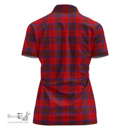 Scottish Leslie Modern Clan Tartan Polo Shirt with Family Crest For Women, Women's Scottish Polo Shirt Scottish Plaid Tartan Plaid - ScotsTee - scotstee.com