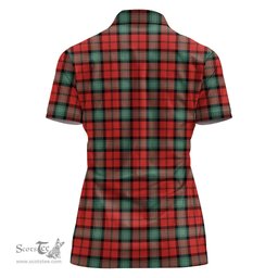 Scottish Kerr Ancient Clan Tartan Polo Shirt For Women, Women's Scottish Polo Shirt Scottish Plaid Tartan Plaid - ScotsTee - scotstee.com