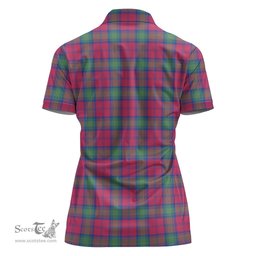 Scottish Lindsay Ancient Clan Tartan Polo Shirt For Women, Women's Scottish Polo Shirt Scottish Plaid Tartan Plaid - ScotsTee - scotstee.com
