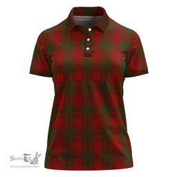 Scottish Kyle Green Clan Tartan Polo Shirt For Women, Women's Scottish Polo Shirt Scottish Plaid Tartan Plaid - ScotsTee - scotstee.com